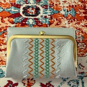 HOBO Robin Compact Wallet in the color sky